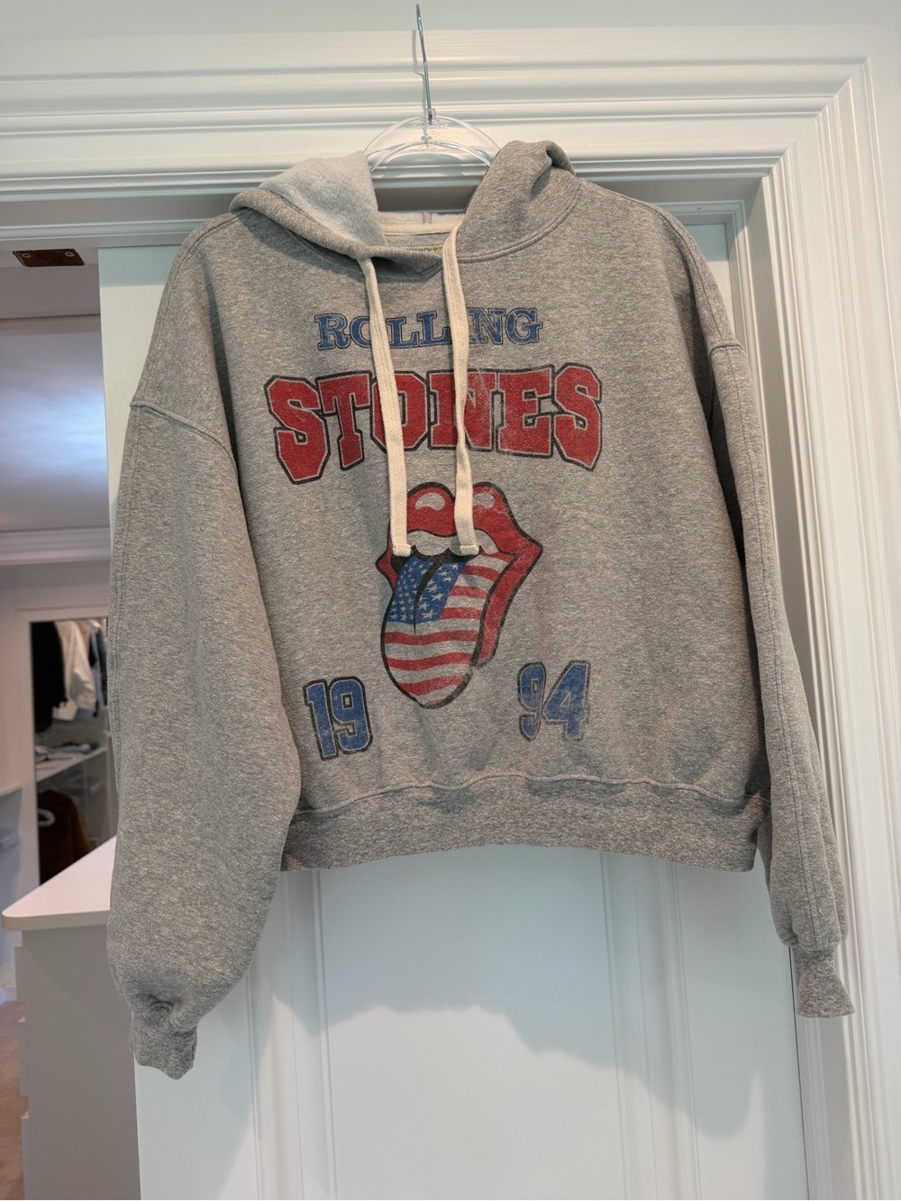 People of Leisure Vintage-Inspired Rolling Stones Graphic Hooded Sweatshirt - Picture 2 of 7